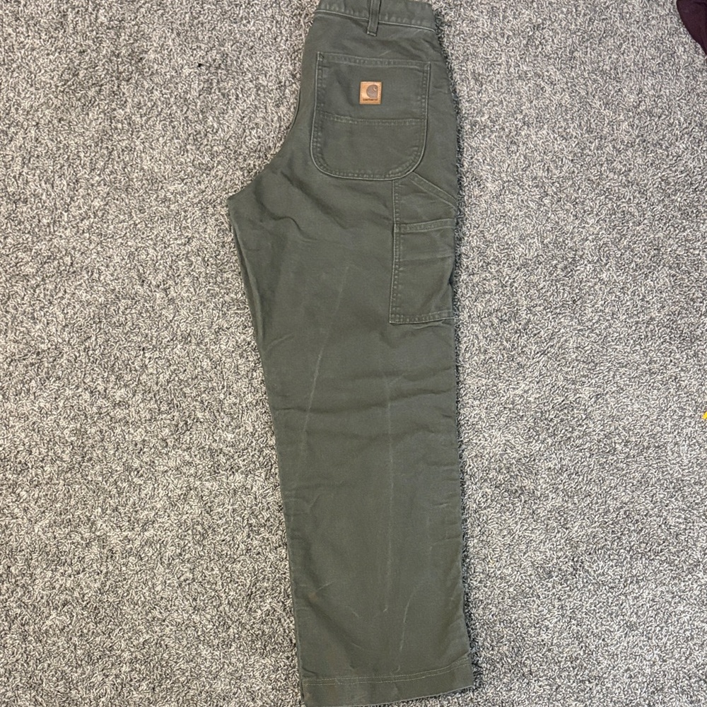 Carhartt Men's Olive Cargo Pants
